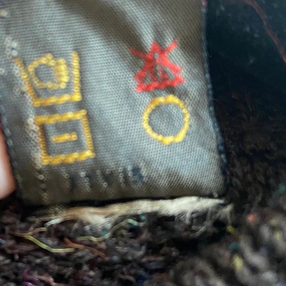 Vintage Leo Chevalier embroider Design wool blend crew neck knit sweater Sz  s - Picture 7 of 9